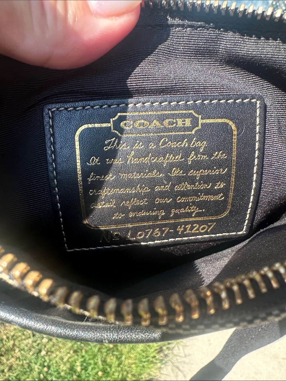 Coach Striped Signature Canvas Swingpack Crossbody - Picture 4 of 6
